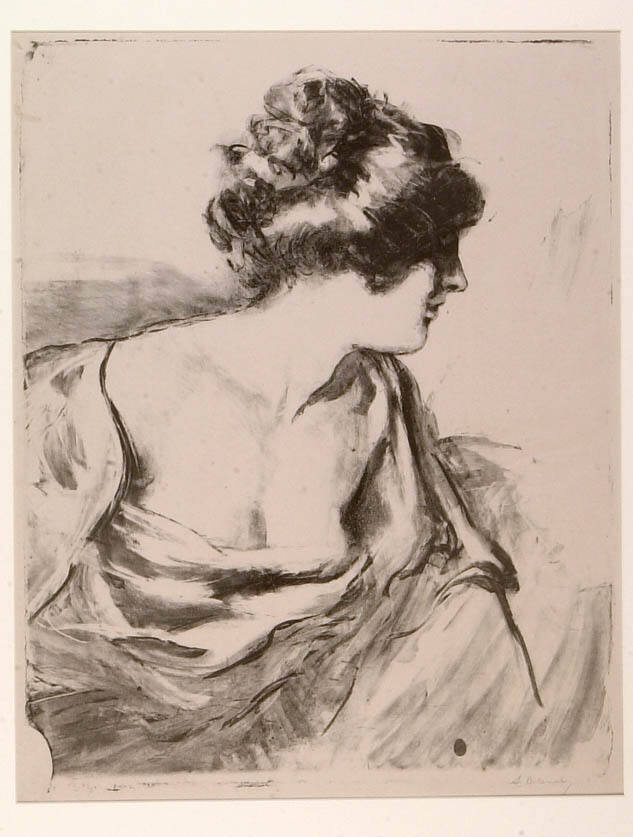 Half-length Woman, Profile Right