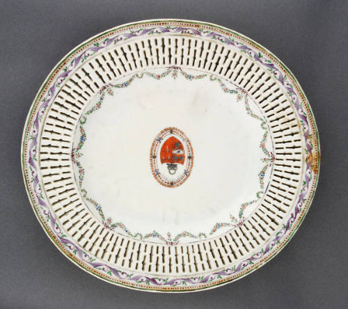 Floral Festoons on Bouge Floral Tray