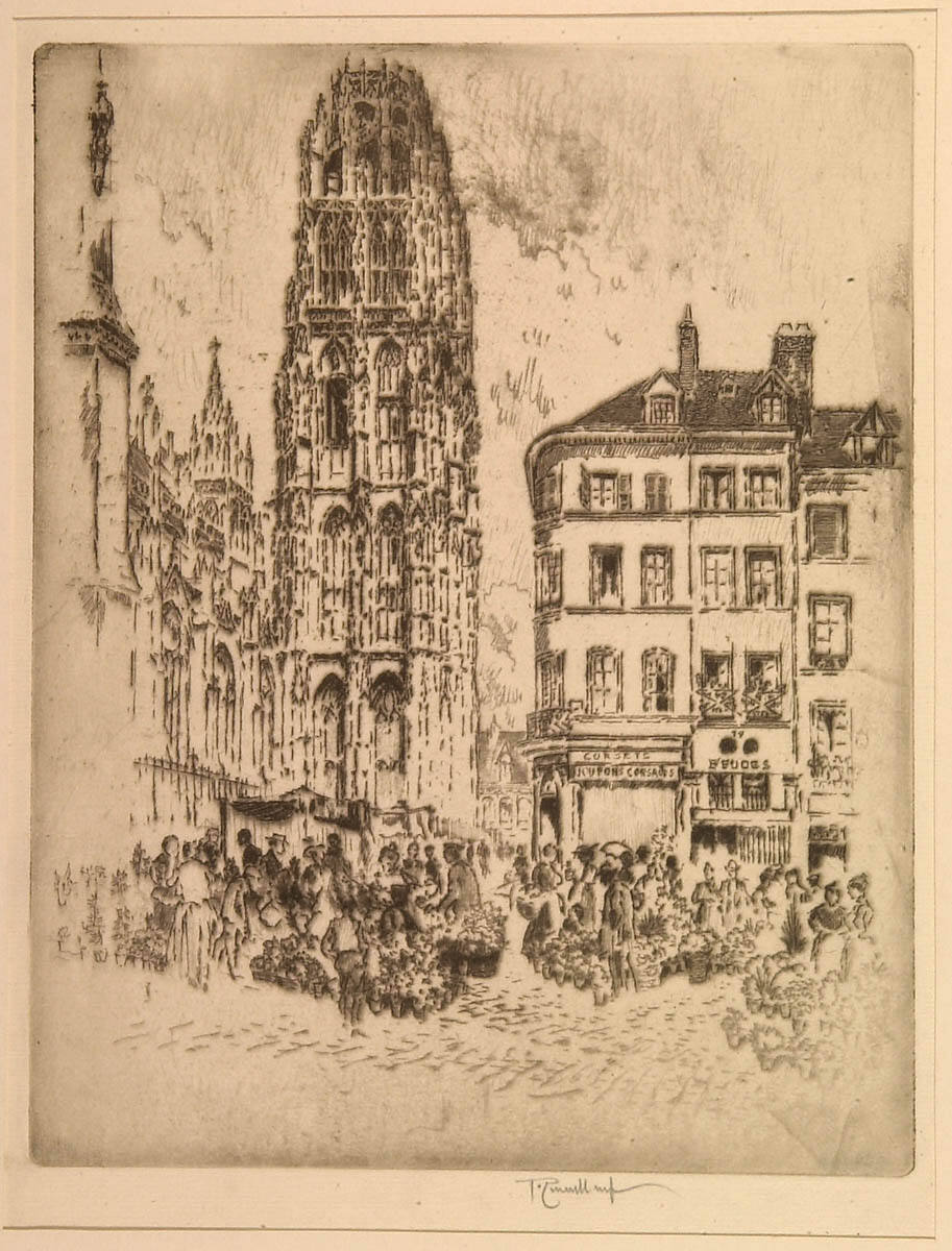 Flower Market and Butter Tower, Rouen