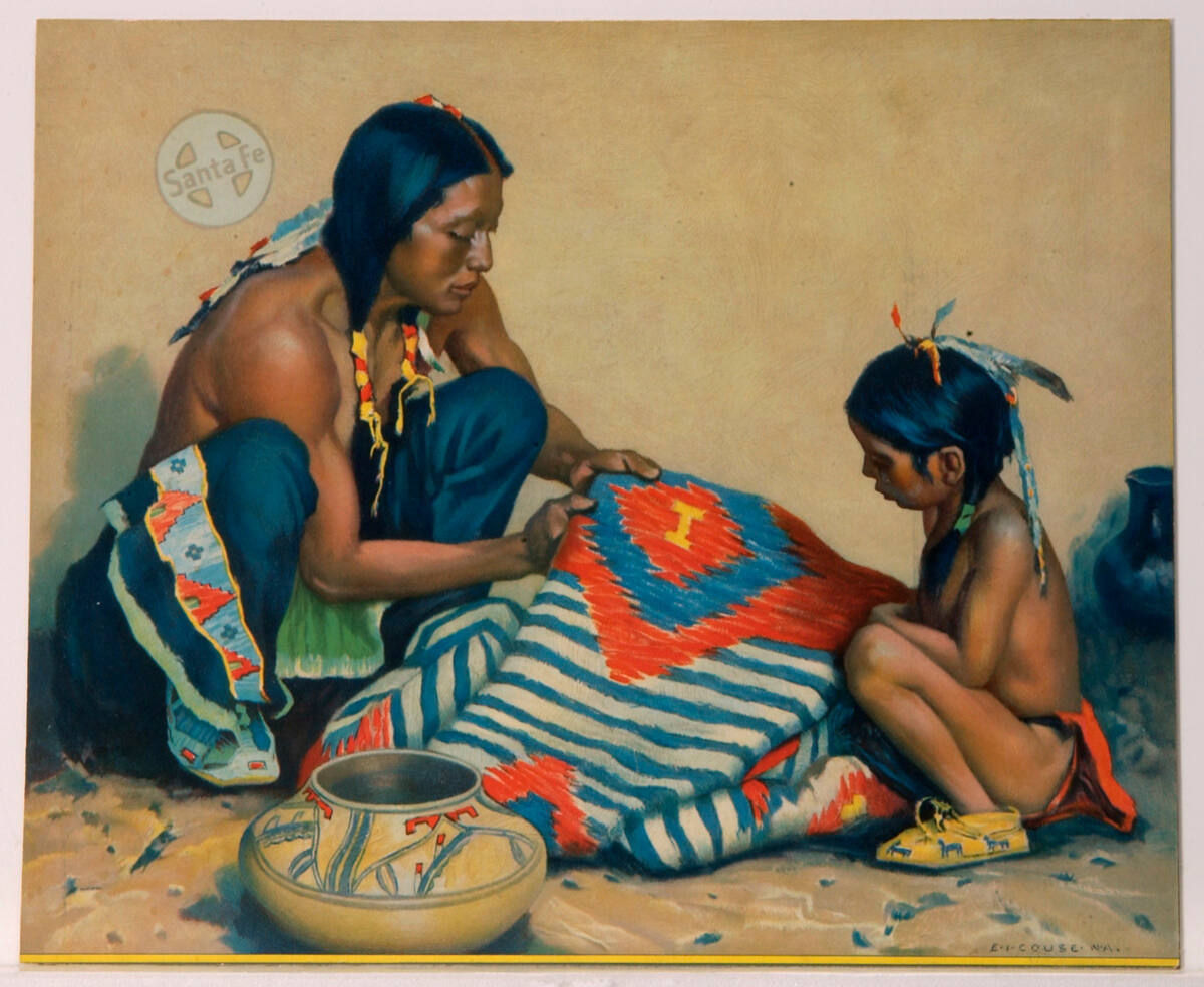 Adult and Child with Blanket