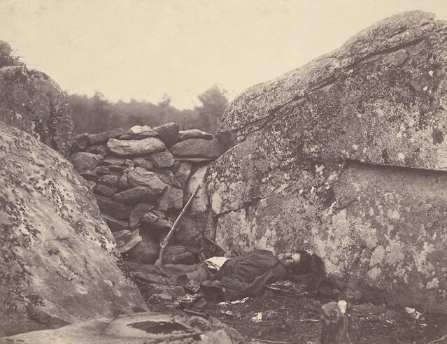 Home of a Rebel Sharp-Shooter at Battle of Gettysburg
