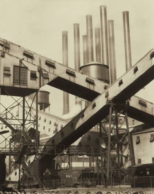 Criss-Crossed Conveyors--Ford Plant