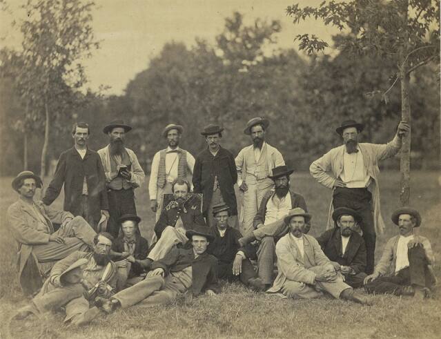 Capt. M. W. Cline and his Confidential Scouts.