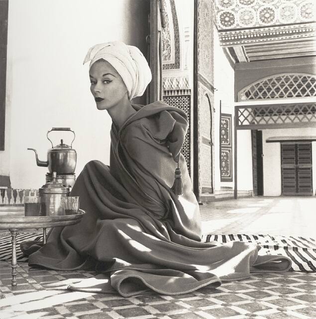 Woman in Moroccan Palace, Marrakech