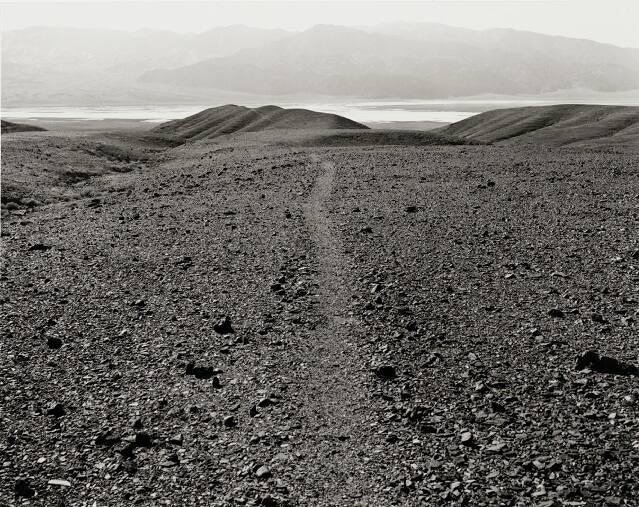 Lake Manly; Death Valley: Ancient Footpath from Nevares Springs