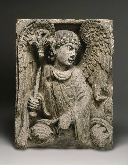 Angel with a Flowering Staff