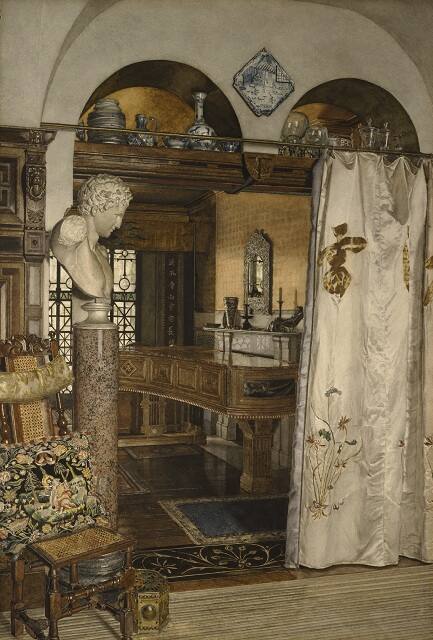 Interior of the Gold Room, Townshend House, London