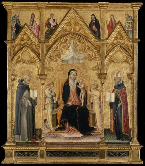 Madonna and Child Between Saints Jerome and Augustine