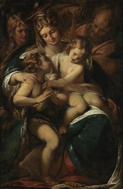 Holy Family with the Infant Saint John and an Angel