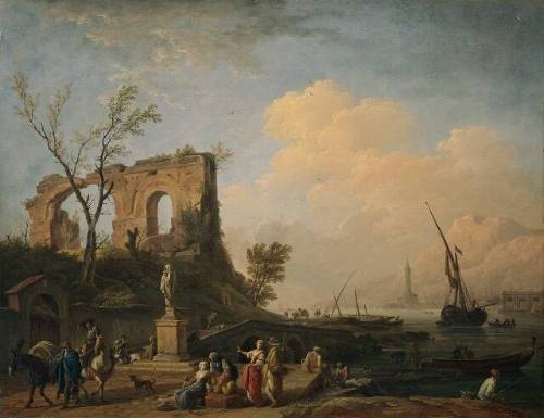 Seaport with Antique Ruins: Morning