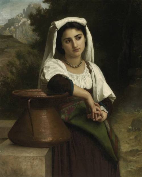 Italian Woman at the Fountain