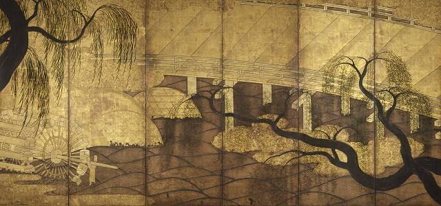 Willow Bridge and Waterwheel