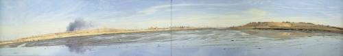 Two Dumps in the Meadowlands; April, Lowtide, A Grass Fire