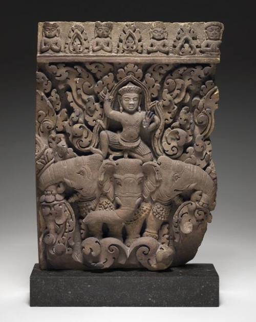 Lintel Fragment with Indra on his Three-Headed Elephant