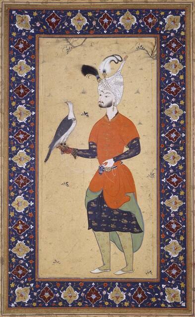 Young Man with a Falcon