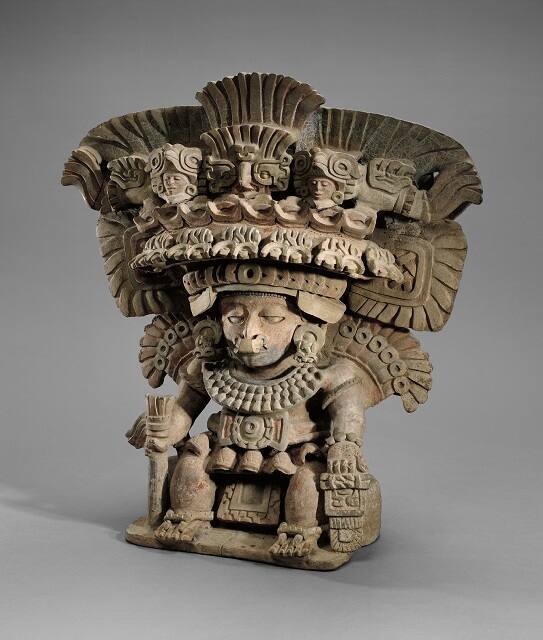 Figural Urn