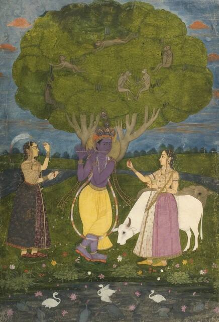 Krishna Playing the Flute