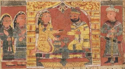 Illustration from a Khamsa of Amir Khusrau