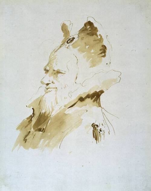 Head of a Bearded Man in Exotic Costume
