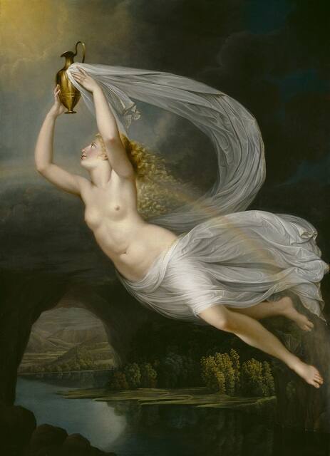 Iris Carrying the Water of the River Styx to Olympus for the Gods to Swear By