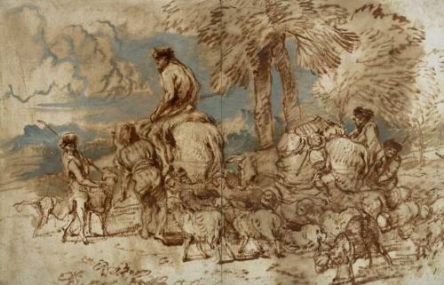 Travelers with Animals on a Journey