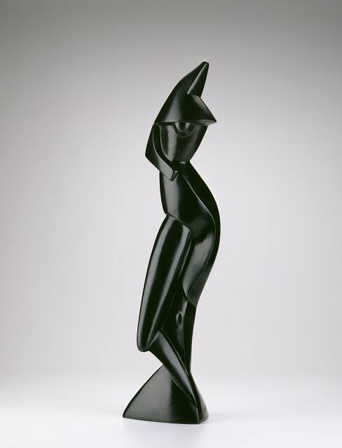 Statue on Triangular Base