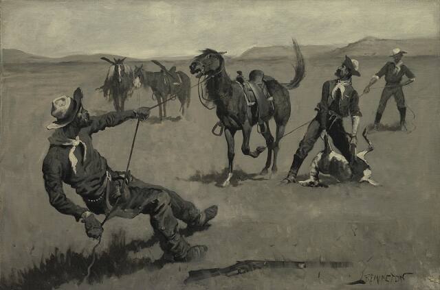Teaching a Mustang Pony to Pack Dead Game