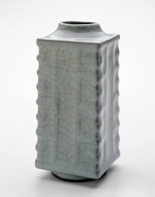 Vase in the Form of a Jade Cong