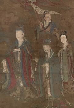 Buddhist Deities Paying Court