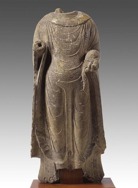 Torso of a Buddha, probably Shakyamuni Buddha