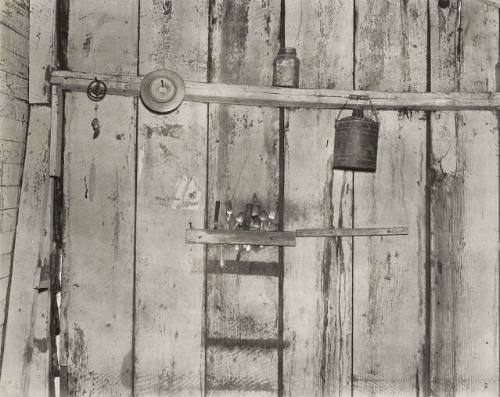 Kitchen Wall in Bud Field's Home, Hale County, Alabama