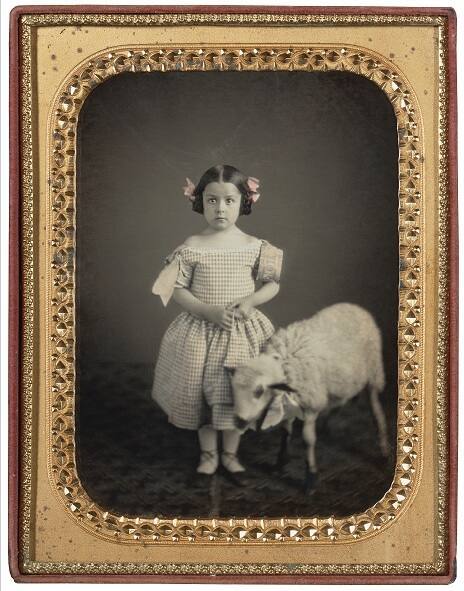 Girl with Lamb