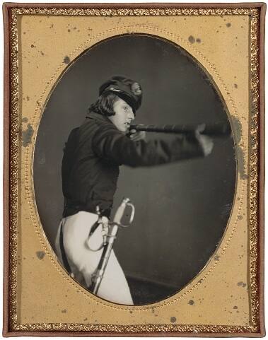 James Duncan Graham Jr., with Outstretched Telescope