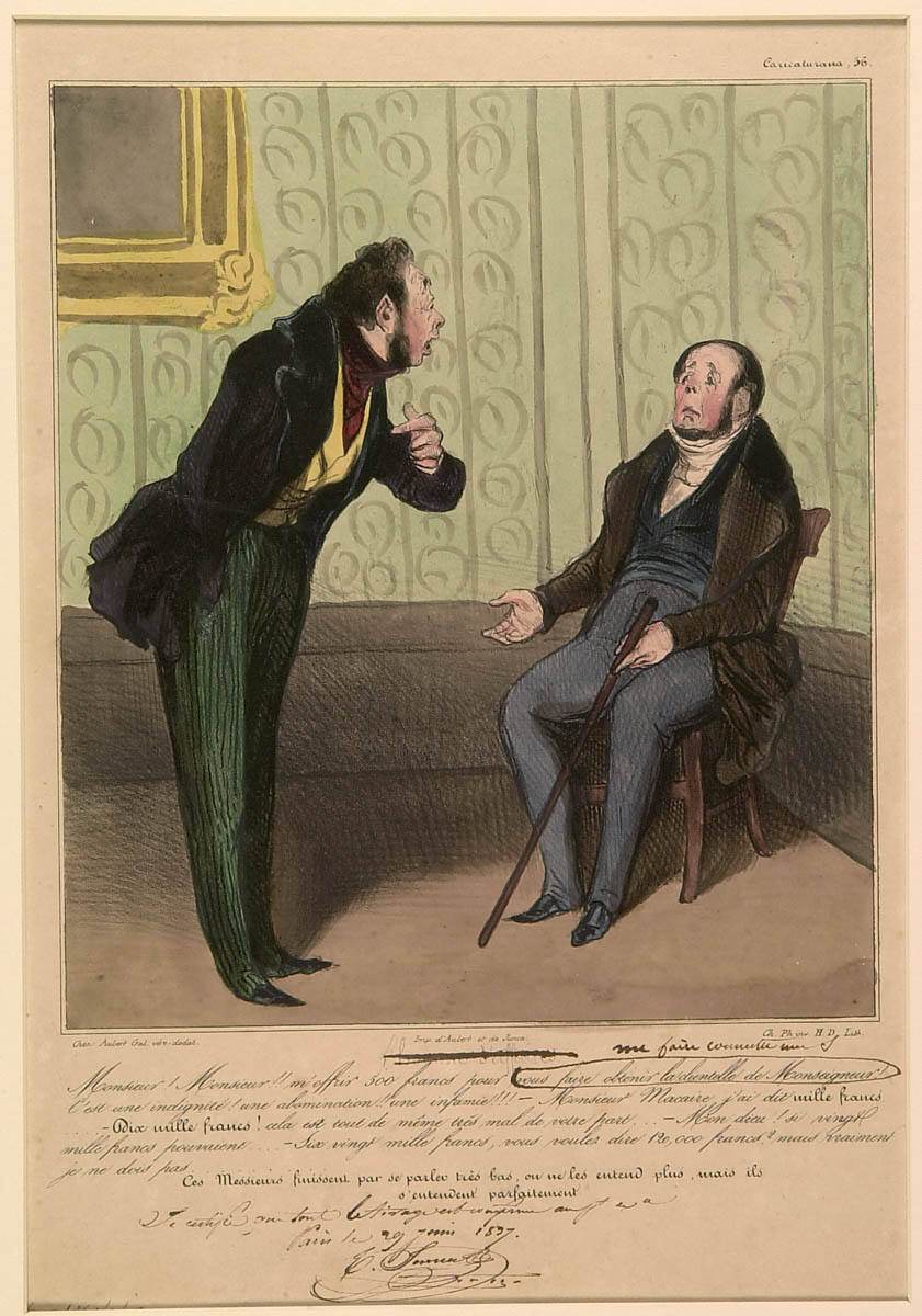 Untitled (Sir! Sir!! To offer me 500 francs...)