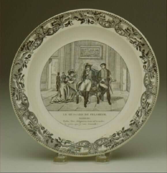 "Le Hussard de Felsheim" Plate