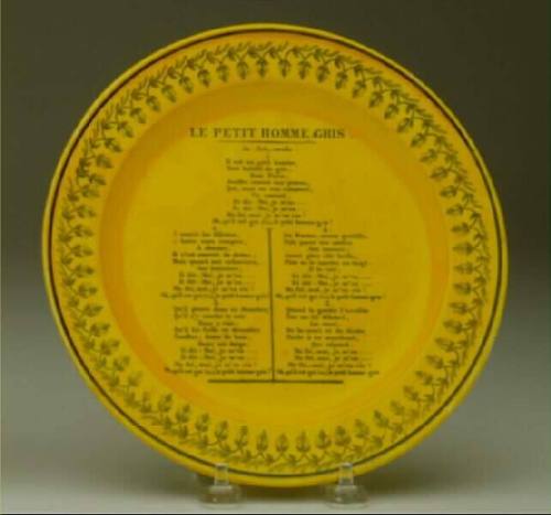 "Le Petit Homme Gris" Plate