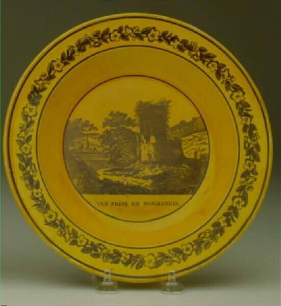 "Vue Prise en Normandie" Plate
