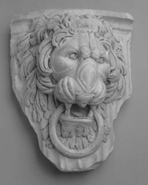 Lion Head, fragment of a sarcophagus