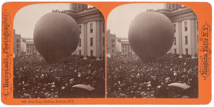 Professor King's Balloon at Rochester, New York