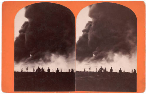 Oil Fire near Tarport, Pennsylvania