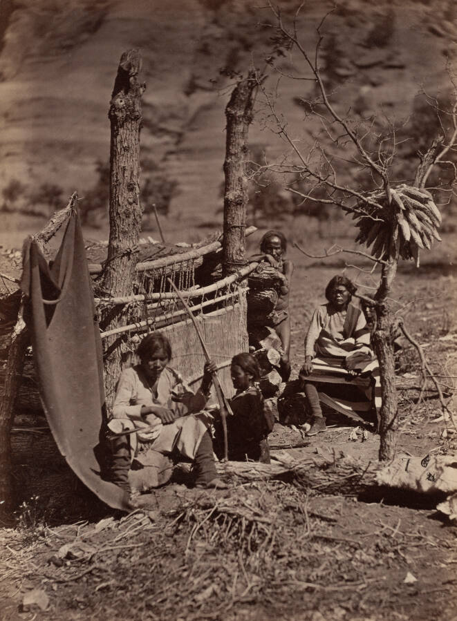 Aboriginal life among the Navajo Indians, near Old Fort Defiance, New Mexico