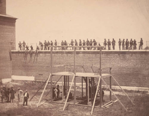 Scaffold for Lincoln Conspirators