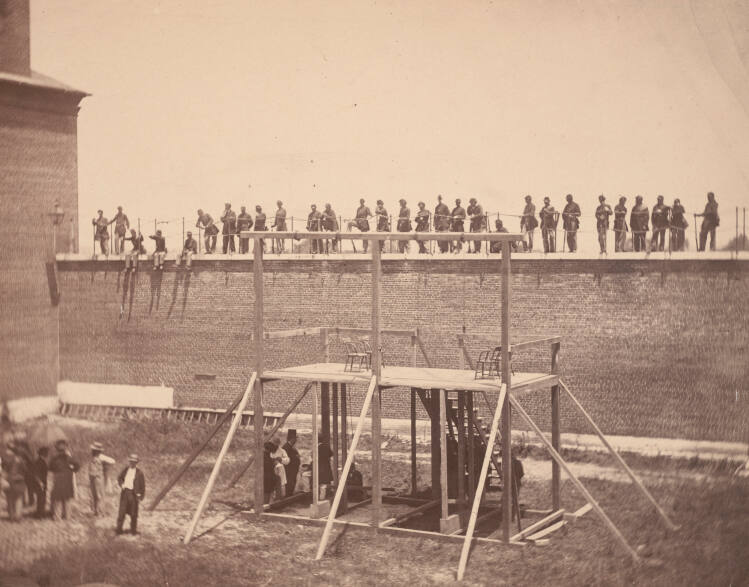 Scaffold for Lincoln Conspirators