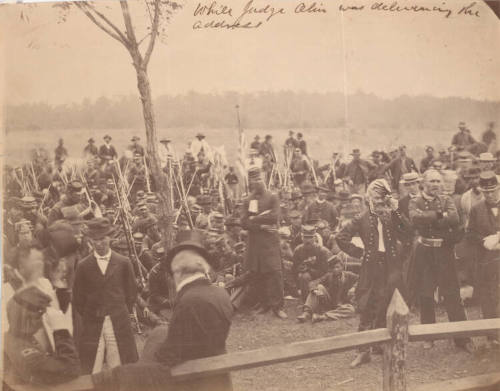 While Judge Olin was delivering the address