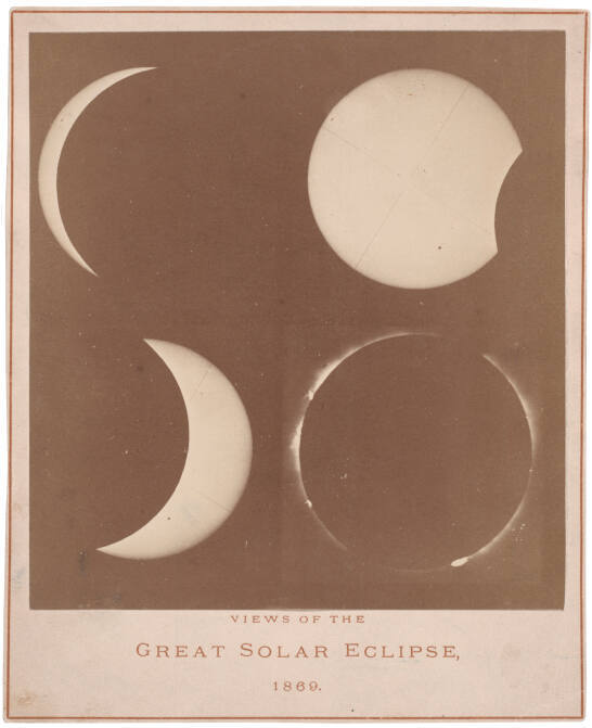 View of the Great Solar Eclipse