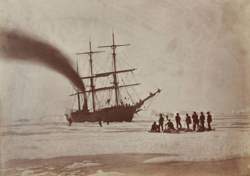 No. 83. Hunting by Steam in Melville Bay, The Party After a Day's Sport Killing Six Polar Bears Within the Twenty-four Hours