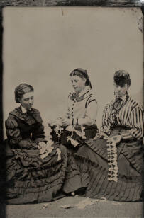 Women Making Paper Dolls
