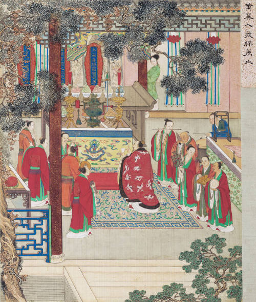 Ximen Asks the Taoist, Huang, to Hold a Memorial Service for His Sixth Mistress Ping