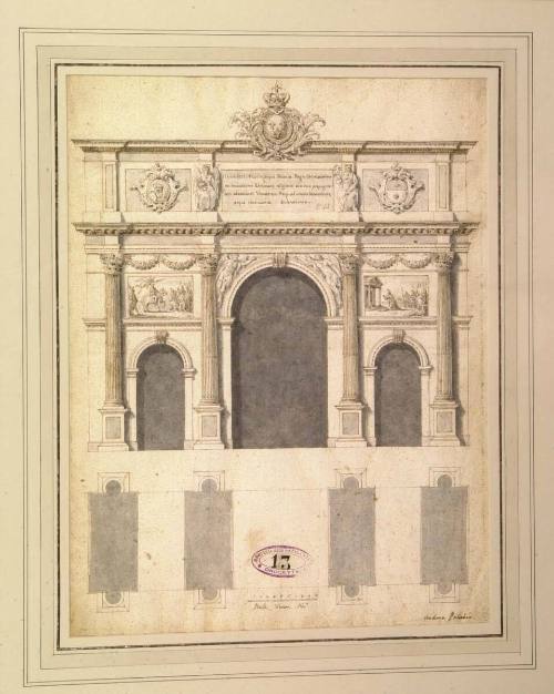Triumphal Arch Built by Palladio (In Celebration of the Visit of Henry III of France to Venice, 1574)