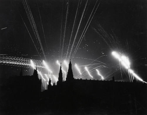 The Kremlin, Moscow, Night Bombing by the Germans